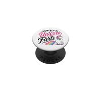 Powered By Unicorn Farts Humorous Design PopSockets Adhesive PopGrip