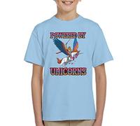 Powered by Unicorns She Ra He Man Kid's T-Shirt
