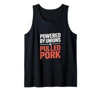 Powered by Unions & Pulled Pork Labor Day Tank Top
