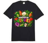 Powered By Veggies Plant Based Vegetable Lover Comfort Colors Adult Heavyweight T-Shirt