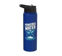 Powered By Water Embrace The Energy Stainless Steel Insulated Water Bottle