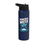 Powered By Water Embrace The Energy Stainless Steel Insulated Water Bottle