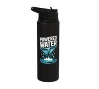 Powered By Water Embrace The Energy Stainless Steel Insulated Water Bottle