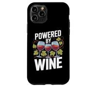 Powered By Wine Glasses Grapes Nature Fun Case for iPhone 11 Pro