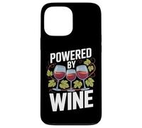 Powered By Wine Glasses Grapes Nature Fun Case for iPhone 13 Pro Max