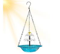 Powered Garden Fountain - Floating Bird Water Pump, Eco-Friendly Energy Sprinkler Decoration, Decorative Pump Feature, Outdoor Birdbath Circulation System | Automatic Solar Sprayer for Balcony Yard P