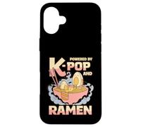 Powered K-Pop and Ramen Obsession Case for iPhone 16 Plus
