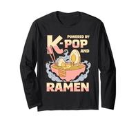 Powered K-Pop and Ramen Obsession Long Sleeve T-Shirt