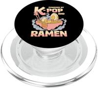 Powered K-Pop and Ramen Obsession PopSockets PopGrip for MagSafe