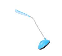 Powered LED Desk Lamp Lightweight Portable Folding Night Light Study Bedroom Practical Eye Caring Illumination for Students Blue Color Option Without Battery