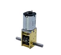 powered mini GA12-N20 Worm Gear Motor, Double Shaft 12V Micro DC Motor, Dual-axis Self-locking Smart Car Robot N20 Motor torque gear