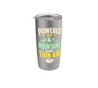 Powered Mountains Thin Air Coffee Stainless Steel Insulated Tumbler