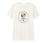 Powered Qi Fueled by Tea - Funny Wu Xing Qigong Premium T-Shirt