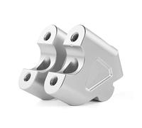 Powered Tailgate Fit For Husqvarna Svartpilen 401 2017-2023 Motorcycle Aluminum Handle Bar Riser Offset Handlebar Riser(Silver parts)