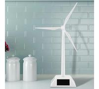 Powered Wind Mill Model Desktop Decor Craft for IDEAL for Office and Home with Solar and Powered size 11 * 11 cm suitable for daily operations with simple maintenance comfortable