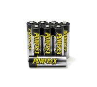 Powerex PRO High Capacity Rechargeable AA NiMH Batteries (1.2V, 2700mAh) - 8-Pack