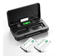 Powerextra 2-Pack NP-BX1 Battery and Dual USB Charger Kit for Sony Cyber-shot RX1, RX1R II RX100 (II/III/IV/V/VA/VI/VII), ZV-1, ZV-1 ii, ZV-1F,DSC-HX400 DSC-HX80, HX90V, HX99, FDR-X3000, HDR-AS50