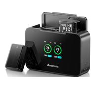 Powerextra 2-Pack NP-FZ100 Batteries 2500mAh & 20W Fast Dual USB Charger for Sony A7 IV A7 III FX3 FX30 ZV-E1 A7R V A7R IV -Smart Display, only 2H charing Magnetic Cover For Travel Vlogging
