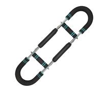 PowerFlex U-Trainer, The Musclemight Trainer, Moonycozy Arm Trainer, Clingman Crush Chest Trainer, 60-150lb Adjustable Resistance Chest Expander, Portable Power Twister Bar for Men Women (Blue)