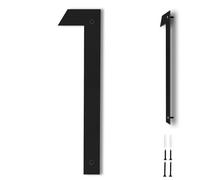 Powerful 12 Inch Door Number Plaques for Outside, 30CM Personalised Black Door Numbers, House Signs for Outside, Apply to House Mailbox, Apartment, Hotel, Courtyard, 0-9, Black-1
