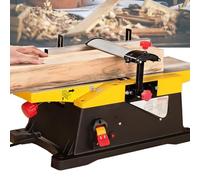 Powerful 1800W Electric Wood Planer, Benchtop 6-Inch Desktop Planing Tool, 12000 RPM with Adjustable 0-3mm Cutting Depth for Precision Woodworking