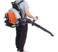 Powerful 63.3Cc Petrol Leaf Blower - Convenient 2-Stroke Backpack Blower With Air Cooled Engine, TDF - 0.3 M³/S Airflow