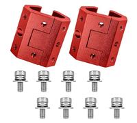 Powerful Aluminum Track Mounting Clamps Secure Tool Organization Structure for Mobile Workstations Quick Install Track Couplers