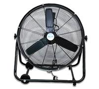 Powerful Barrel Drum Fan Industrial Commercial Rolling Office Metal 20"24"36" (36")