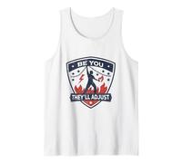 Powerful Be You Design with Stars Chains and Flames Graphic Tank Top