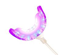 Powerful Blue & Red LED Light Therapy Device, Teeth Whitening Accelerator with Mouth Tray, USB/iPhone/Android Connection for Home Gum Care