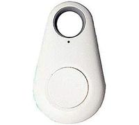 Powerful Bluetooth Item Finder-Smart Tracker Travel-Friendly, Replaceable Battery Remote control Prevent Loss Wallet, Suitcase Anti-Lost Device Luggage for pets cat (White)