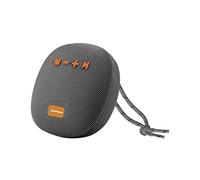 Powerful Bluetooth Speaker - Portable Bluetooth Speaker - Waterproof Speaker - Wireless - Bluetooth Speaker Black Metal Dark Grey 5W