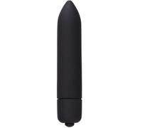 Powerful Bullet Vibrator with 10 Modes, Portable Mini Pocket Vagina Stimulator, Rechargeable Waterproof Super-Strong Adult Sex Toys for Women with Discreet Package (Black)