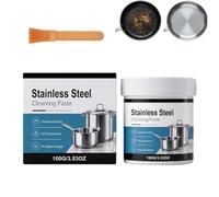 Powerful Burnt Residue Remover Paste for Cookware, Pot Bottom Black Stain Cleaner, Heavy Duty Pan Cleaner & Stainless Steel Pan Cleaner, All Purpose Heavy Duty Cleaner for Burnt Food & Grease (1PC)