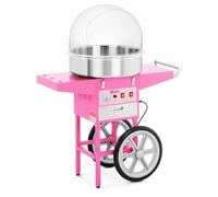 Powerful Candy Floss Machine With Stainless Steel Bowl and Warming Drawer 230 V, 1200 W - Candy Floss Machines by Royal Catering Pink