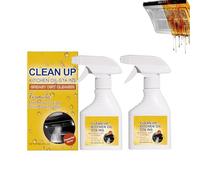 Powerful Cleaning Spray for Kitchen,Heavy Duty Multi Purpose Degreaser Cleaner Spray,All-Purpose Cleaner Removes Stains on Microwave,Oven & Stove Top (2PCS)
