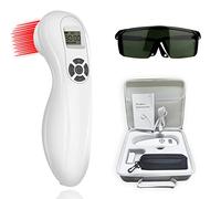 Powerful Cold Red Light Device for Joint and Muscles, Infrared Light Machine Multi-Speed Regulation with Pulse Function(808nm&650nm)-White