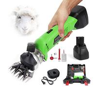 Powerful Cordless Sheep Shears Clippers - Green, 6500mah Lithium Battery, Wireless Electric Shaving Tool for Farm Livestock - Suitable for Sheep/Goats/Camel/Cattle