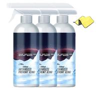 Powerful De-icing Spray for Car Windshields, Car Windshield Deicing Spray, Fast Ice Frost Remover for Auto Windows Door Locks Latches (3, One Size)