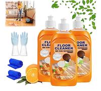 Powerful Decontamination Floor Cleaner, Powerful Floor Cleaner, Multi-purpose Floor Cleaner, Momeng Floor Cleaner Orange, Multi-purpose Cleaning Concentrate for Wood, Tile Floors (3PC)