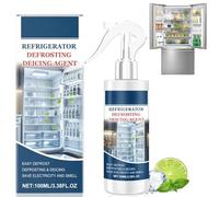 Powerful Defrosting Spray for Fridge Freezer, Fridge Deodoriser, Freshener & Kitchen Cleaner, Quickly Remove Ice Buildup, Multi-Use Cleaning Products with Ice Machine Cleaner, Freezer Deicer Spray