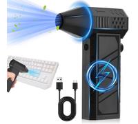 Powerful Electric Air Duster, 130000RPM Cordless Compressed Air Blower for PC Cleaning, Reusable Rechargeable Air Blaster for Laptop, Keyboard, Car - Multi-Scene Use