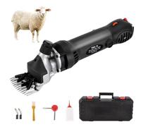 Powerful Electric Sheep shears,900w Sheep Shearing Clippers,with 6-speed ,13-Tooth Blade, for Shaving Fur Wool in Sheep, Goats, Cattle, Farm Livestock black