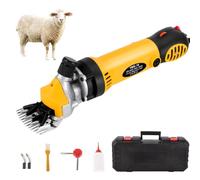 Powerful Electric Sheep shears,900w Sheep Shearing Clippers,with 6-speed ,13-Tooth Blade, for Shaving Fur Wool in Sheep, Goats, Cattle, Farm Livestock yellow
