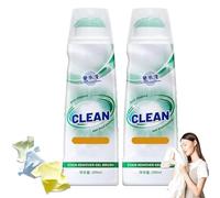 Powerful Enzymatic Stain Remover Gel with Brush, 200ml Active Enzyme Laundry Stain Remover, Stubborn Stains Cleaner, Fast Laundry Oil Stain Remover for Clothes (2)