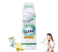 Powerful Enzymatic Stain Remover Gel with Brush, 200ml Active Enzyme Laundry Stain Remover, Stubborn Stains Cleaner, Fast Laundry Oil Stain Remover for Clothes (1)