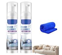 Powerful Fabric Sofa Foam Cleaner - No-Scrub Deep Cleaning for Couch, Upholstery, Carpet & Curtains, No-Rinse Multi-Purpose Foam Cleaner (2Set)