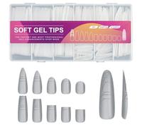 Powerful Fake Nails with Guidelines Quick Apply Fake Nails Lightweight & Busy Women Daily Use Professional Nail Art Tips