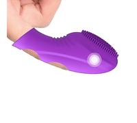 Powerful Finger Vibrator G-spot Vibrator Clit Clitoral Stimulator Prostate Massager for Vagina Orgasm Anal Sex Toys Waterproof Silicone Bullet Vibrator for Couples Women Female Lesbian