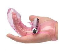 Powerful Finger Vibrator Sleeve for Women G-spot Massager Bullet Vibrator Clit Clitoris Stimulator Female Lesbian Vagina Orgasm Masturbator Adult Couple Erotic Sex Toy